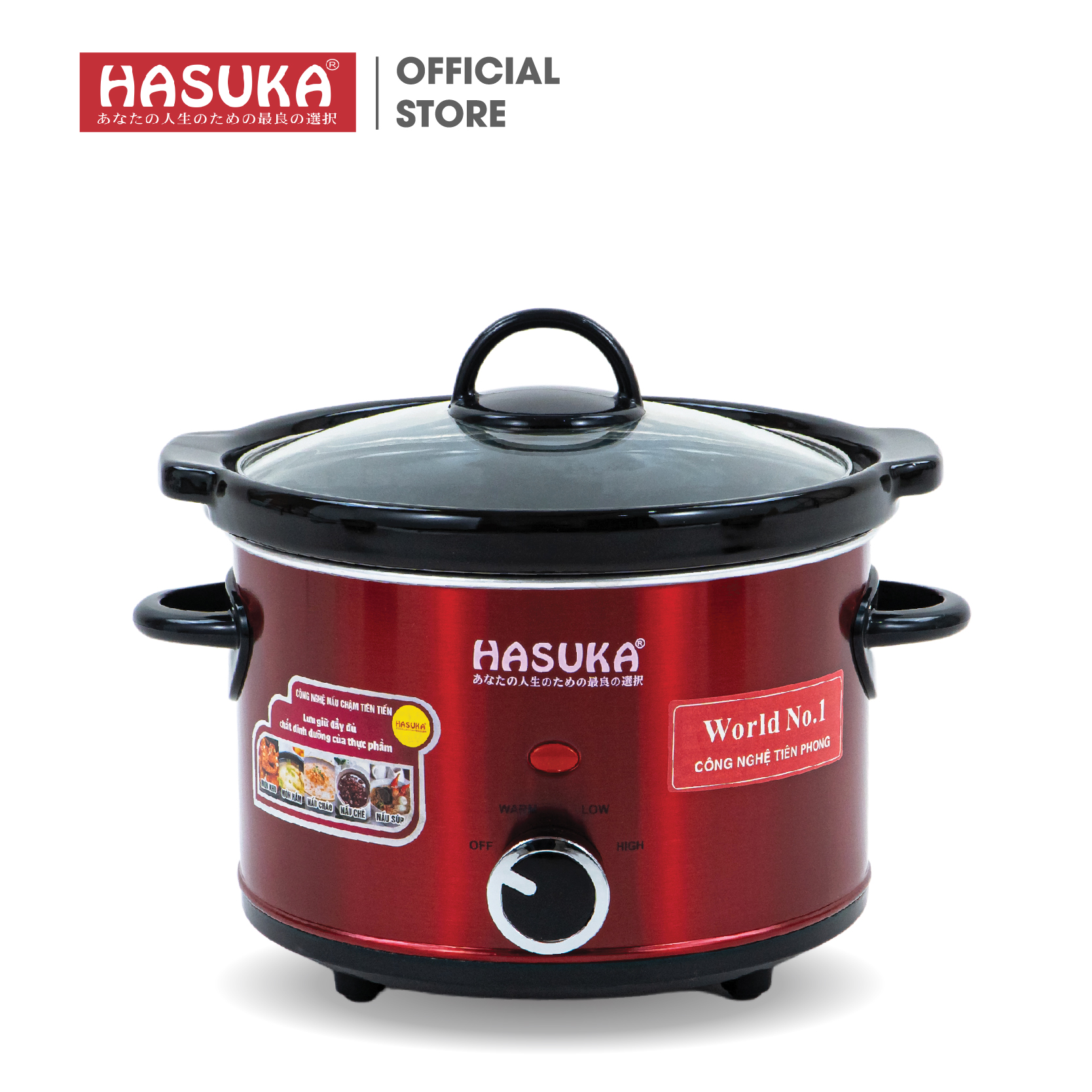 NỒI NẤU CHẬM HASUKA HSK-118